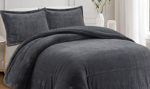 Plumón Jacquard Rabbit Gris