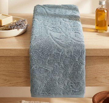 Toalla Jacquard Baño 70X140 Cm Florencia Celeste